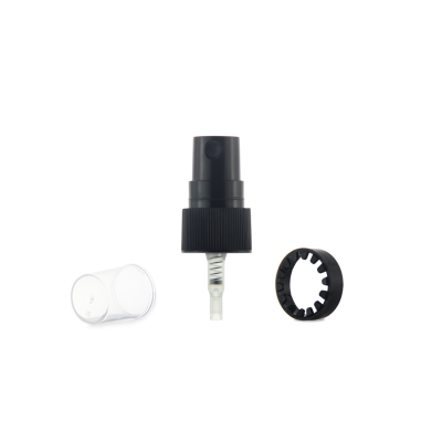 In stock 18mm neck black screw mist spray cap