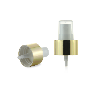 Customized gold aluminium plastic perfume atomizer fine mist sprayer cap