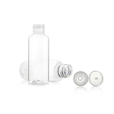 BPA free 50ml 60ml pet plastic bottle with white flip cap