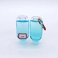 whole 20ml 30ml 60ml 80ml 100ml empty PET hand sanitizer bottle alcohol liquid bottle with flip top