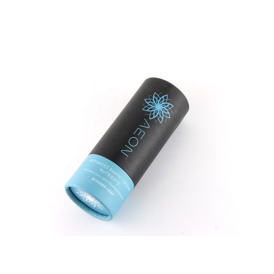 custom UV spot and CMYK normal printing cylinder paper tube packaging