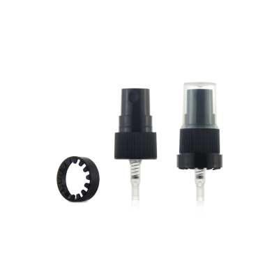 wholesale stock quick delivery black 18mm childproof and tamperproof fine mist pump spray cap