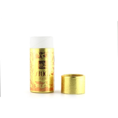 High-end essential oil luxury paper tube with custom logo printing